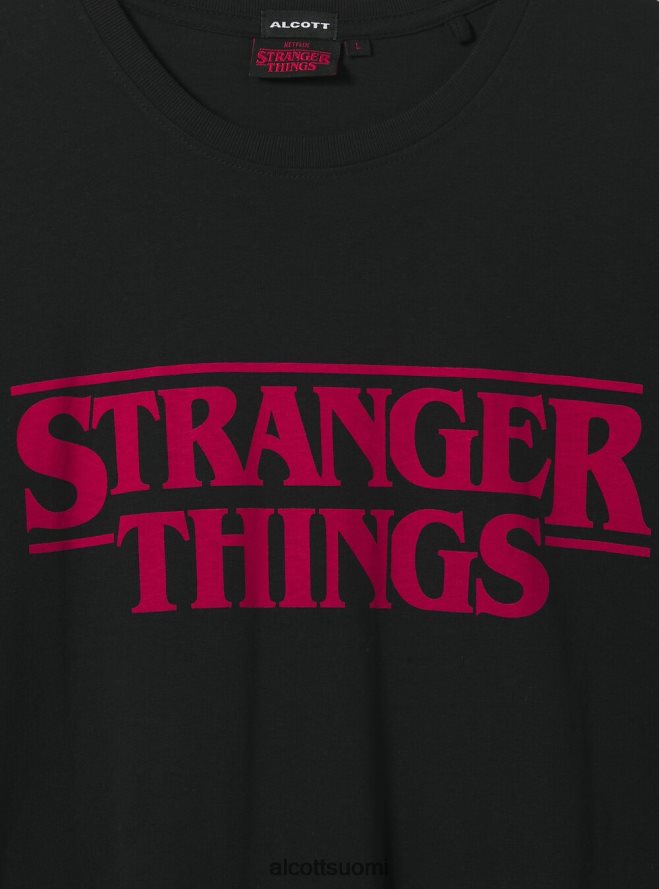 vaatetus fi Alcott miehet outoja asioita t-paita bk1 musta HL28P01136