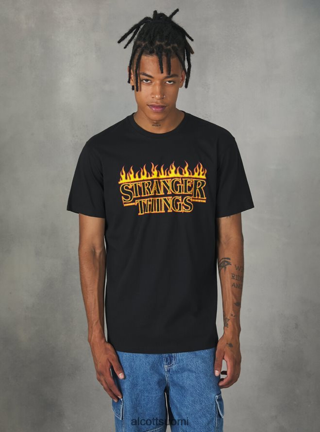 vaatetus fi Alcott miehet outoja asioita t-paita bk1 musta HL28P0766