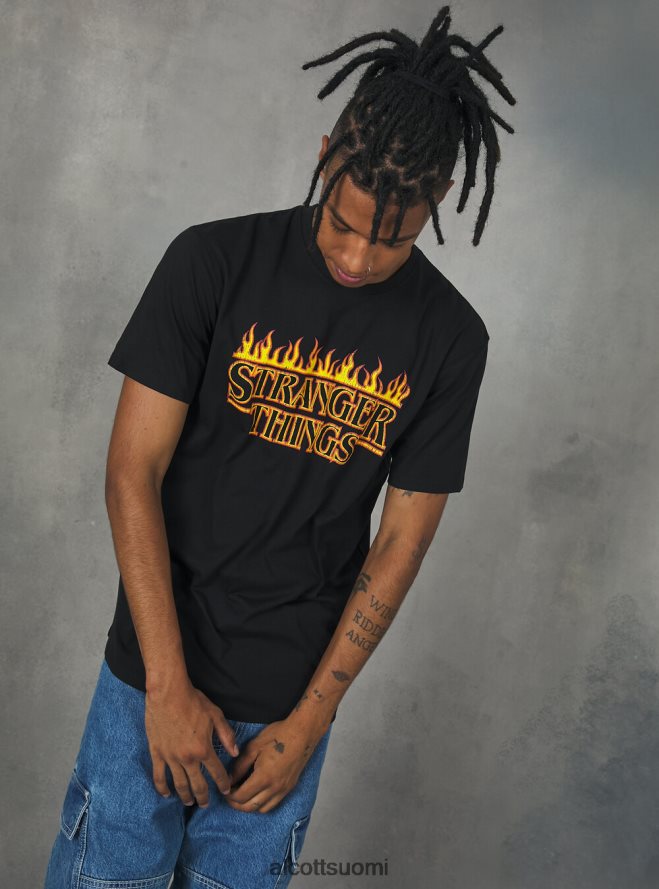 vaatetus fi Alcott miehet outoja asioita t-paita bk1 musta HL28P0766