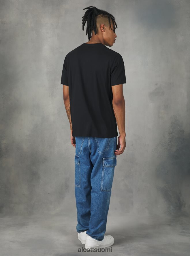 vaatetus fi Alcott miehet outoja asioita t-paita bk1 musta HL28P0766