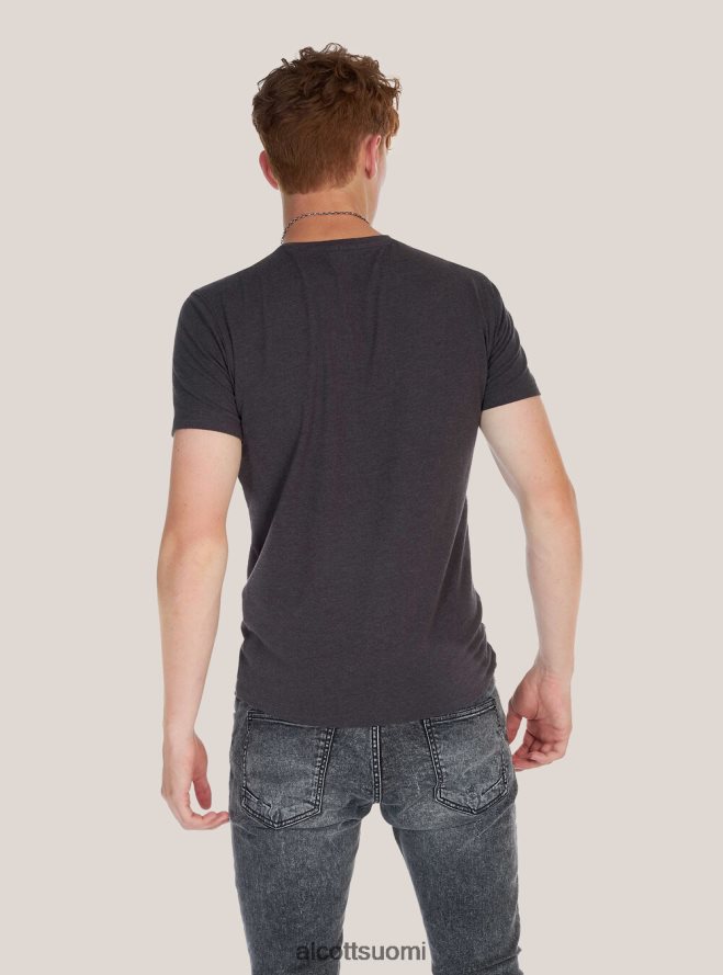 vaatetus fi Alcott miehet painettu t-paita musta HL28P0859