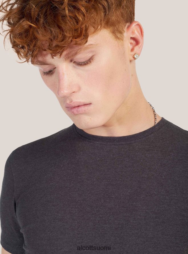 vaatetus fi Alcott miehet painettu t-paita musta HL28P0859