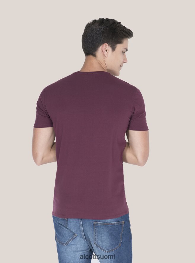 vaatetus fi Alcott miehet painettu t-paita musta HL28P0924