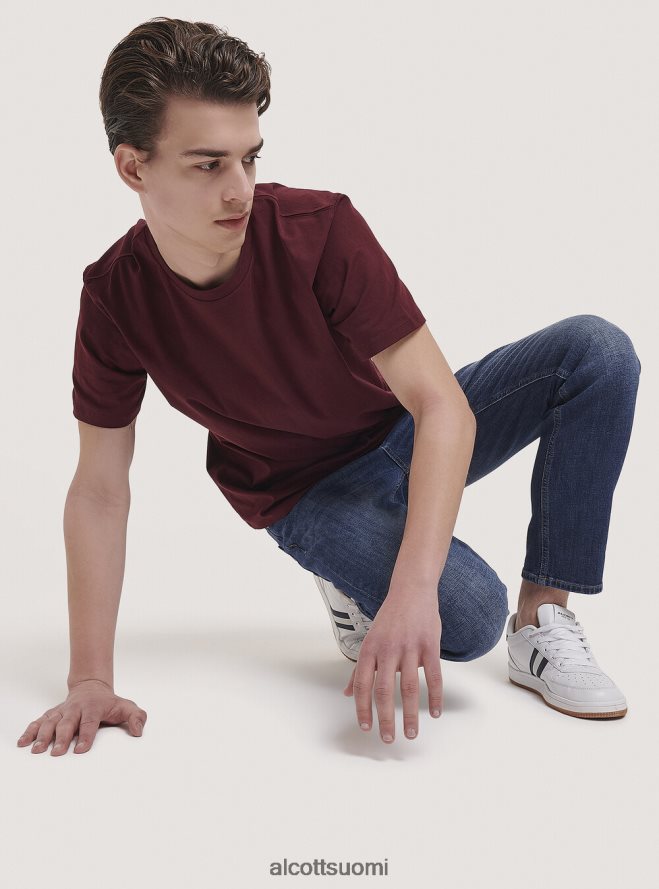 vaatetus fi Alcott miehet perus puuvillainen t-paita valkoinen HL28P01140