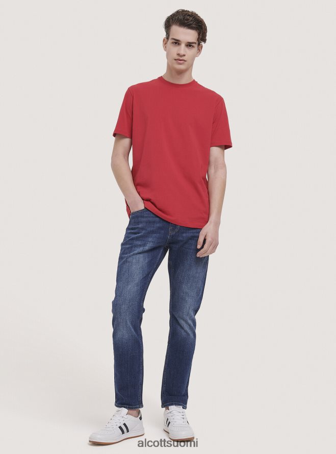 vaatetus fi Alcott miehet perus puuvillainen t-paita valkoinen HL28P0781