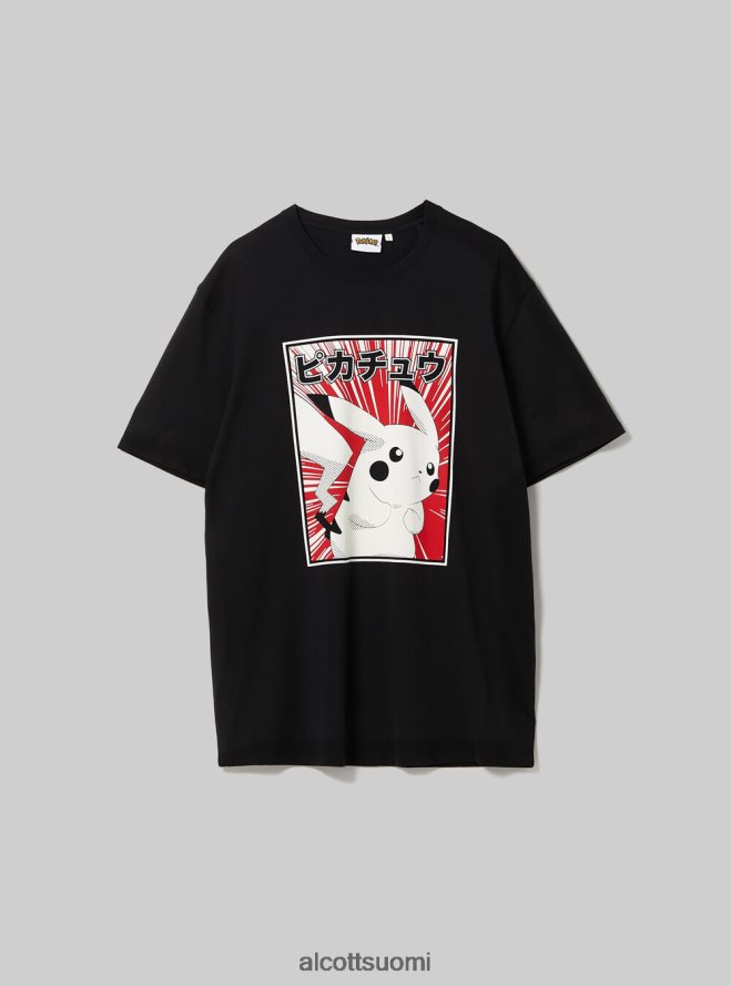 vaatetus fi Alcott miehet pokemon t-paita bk1 musta HL28P038