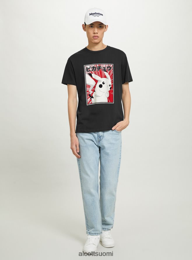 vaatetus fi Alcott miehet pokemon t-paita bk1 musta HL28P038