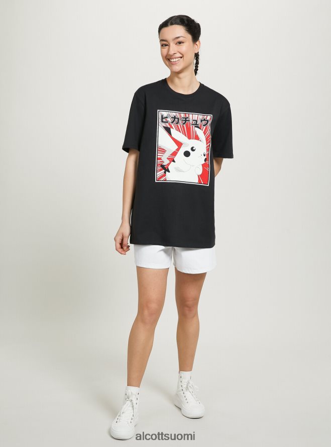 vaatetus fi Alcott miehet pokemon t-paita bk1 musta HL28P038