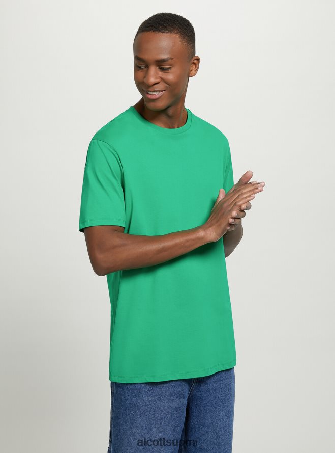 vaatetus fi Alcott miehet puuvillainen pyöreäkauluksinen t-paita bk1 musta HL28P01078