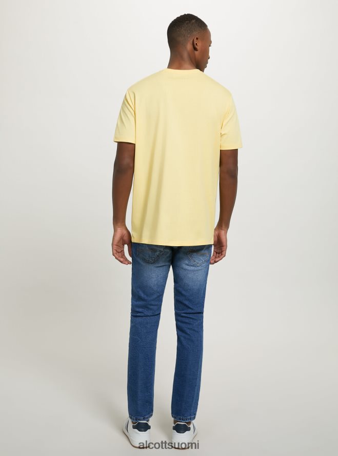 vaatetus fi Alcott miehet puuvillainen pyöreäkauluksinen t-paita bk1 musta HL28P0792