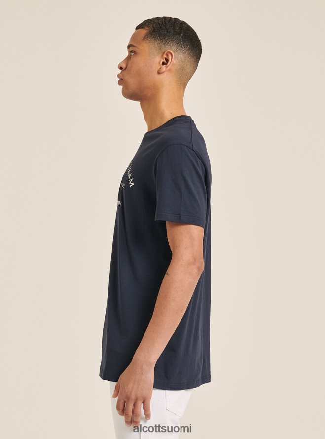 vaatetus fi Alcott miehet puuvillainen t-paita painatuksella sininen HL28P0940