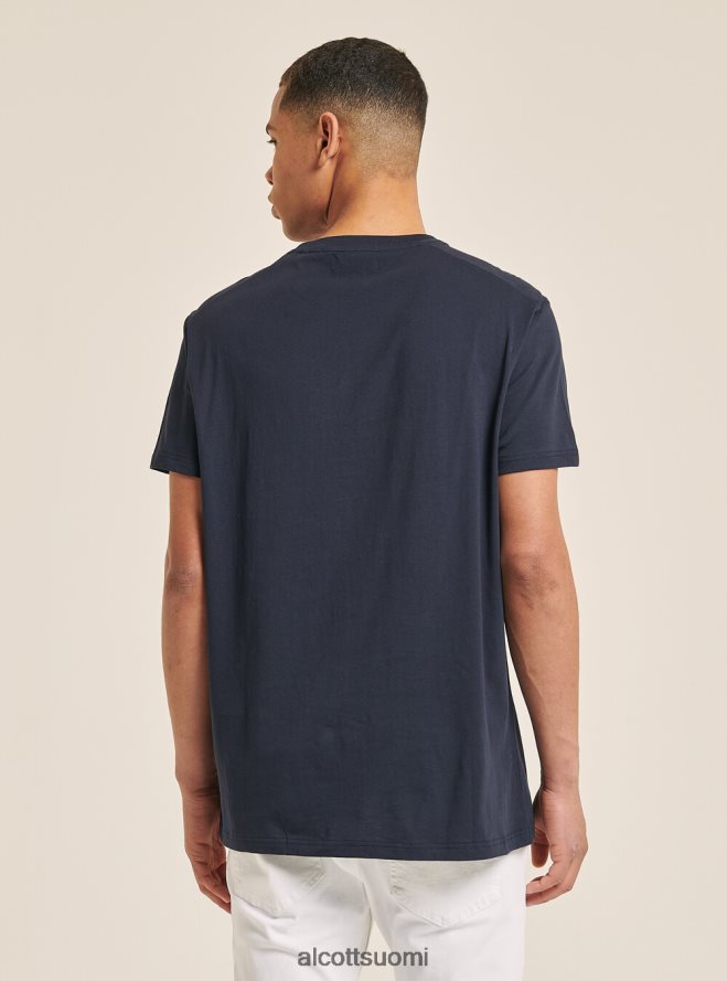vaatetus fi Alcott miehet puuvillainen t-paita painatuksella sininen HL28P0940