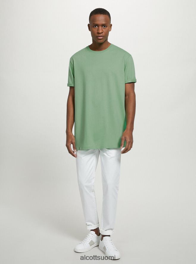 vaatetus fi Alcott miehet pyöreä kaula-aukkoinen puuvillainen t-paita wh2 valkoinen HL28P0930