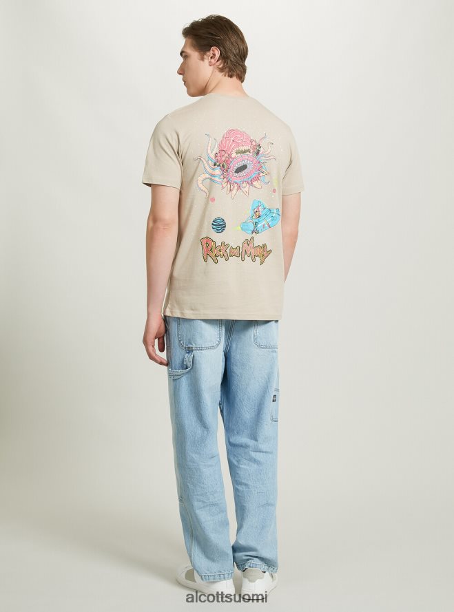 vaatetus fi Alcott miehet rick and morty t-paita bg2 beige keskikokoinen HL28P0923