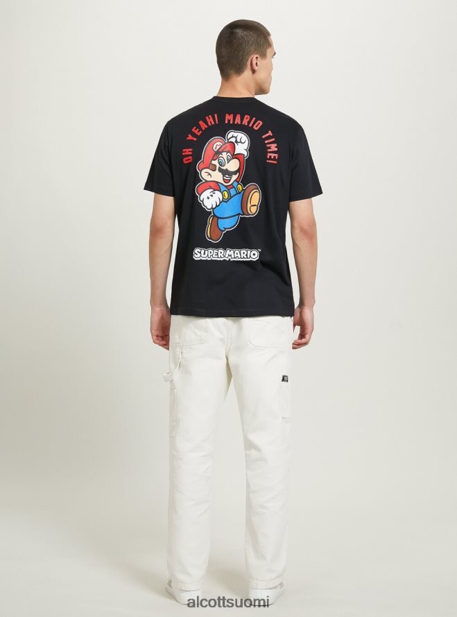vaatetus fi Alcott miehet super mario t-paita bk1 musta HL28P0674