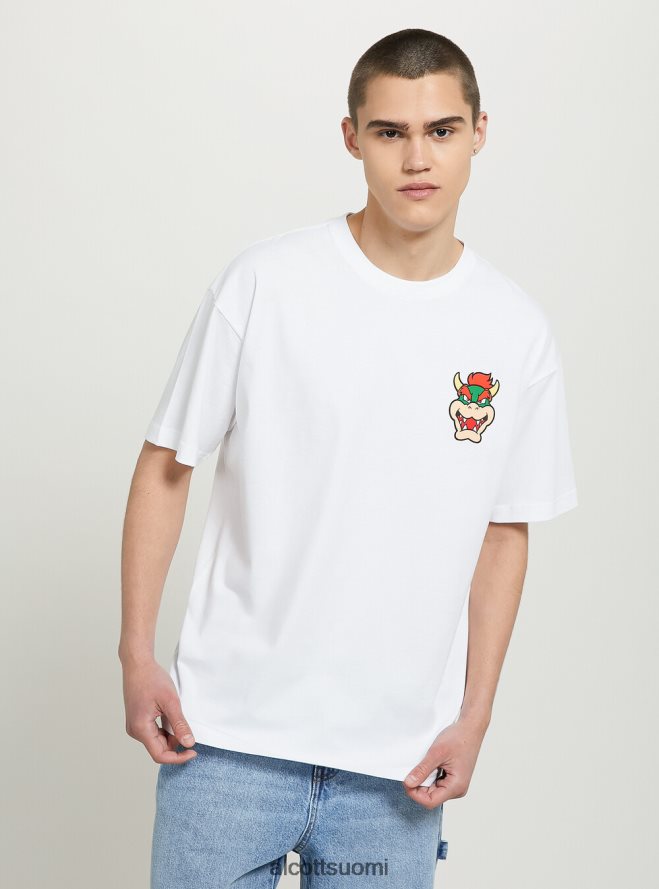 vaatetus fi Alcott miehet super mario t-paita wh3 valkoinen HL28P0673