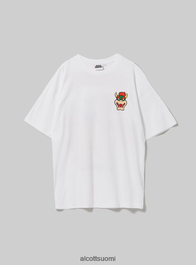 vaatetus fi Alcott miehet super mario t-paita wh3 valkoinen HL28P0673