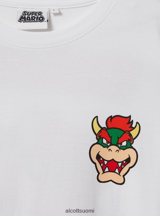 vaatetus fi Alcott miehet super mario t-paita wh3 valkoinen HL28P0673