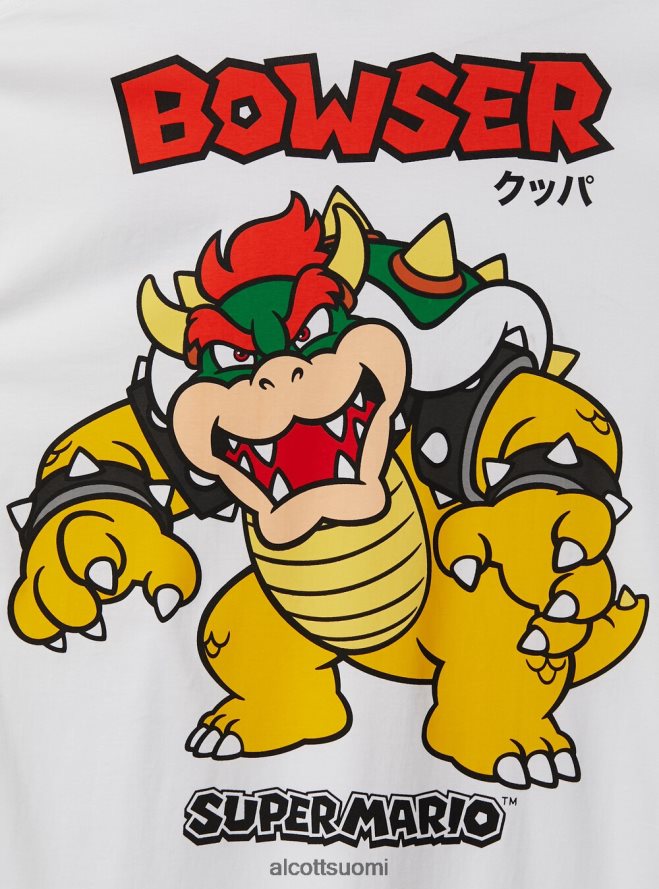 vaatetus fi Alcott miehet super mario t-paita wh3 valkoinen HL28P0673