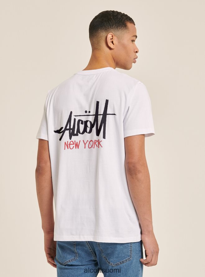 vaatetus fi Alcott miehet t-paita kontrastiprintillä edessä musta HL28P0905