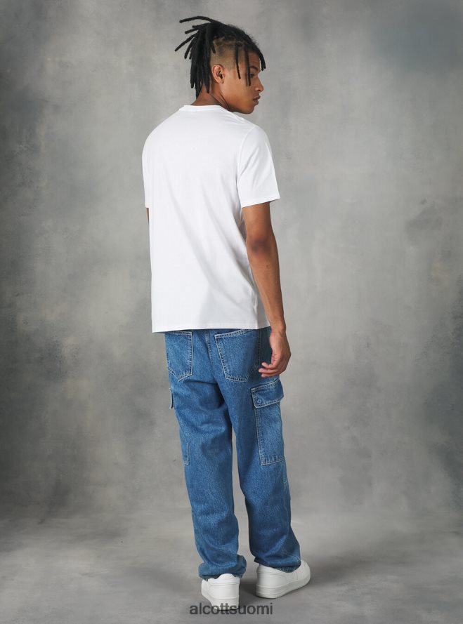 vaatetus fi Alcott miehet t-paita licenza vieraita asioita wh3 valkoinen HL28P01175