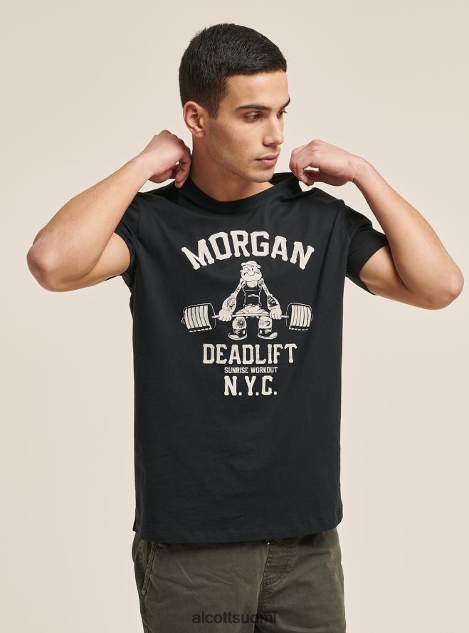 vaatetus fi Alcott miehet t-paita popeye musta HL28P0824