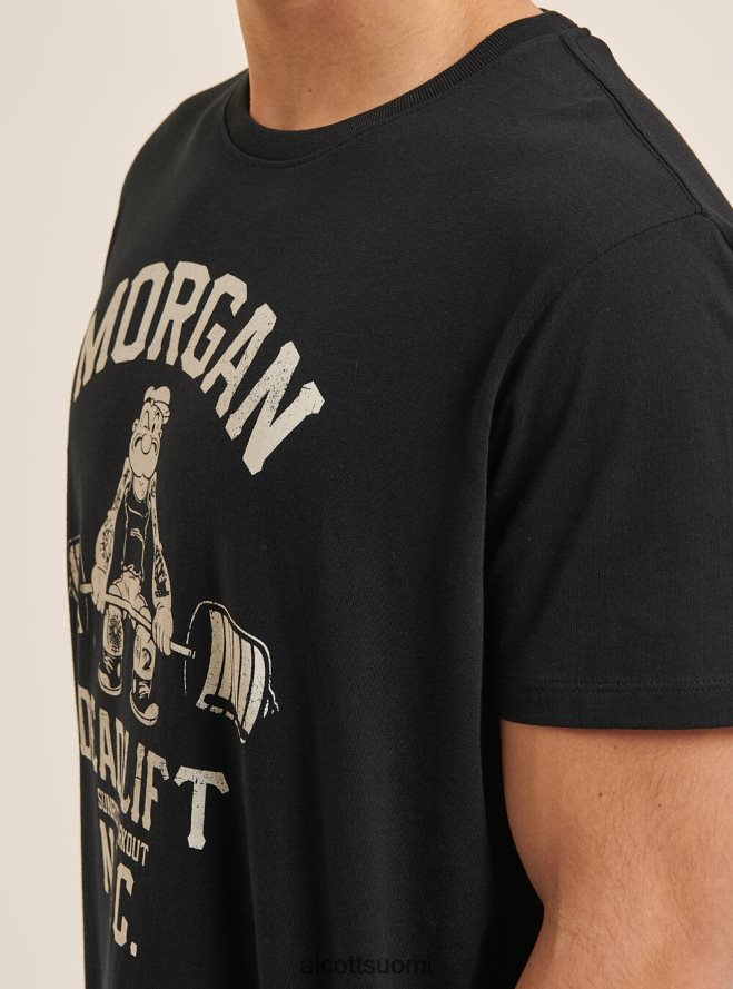 vaatetus fi Alcott miehet t-paita popeye musta HL28P0824