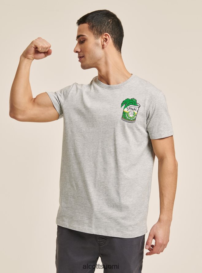 vaatetus fi Alcott miehet t-paita popeye vaaleanharmaa melansi HL28P01054