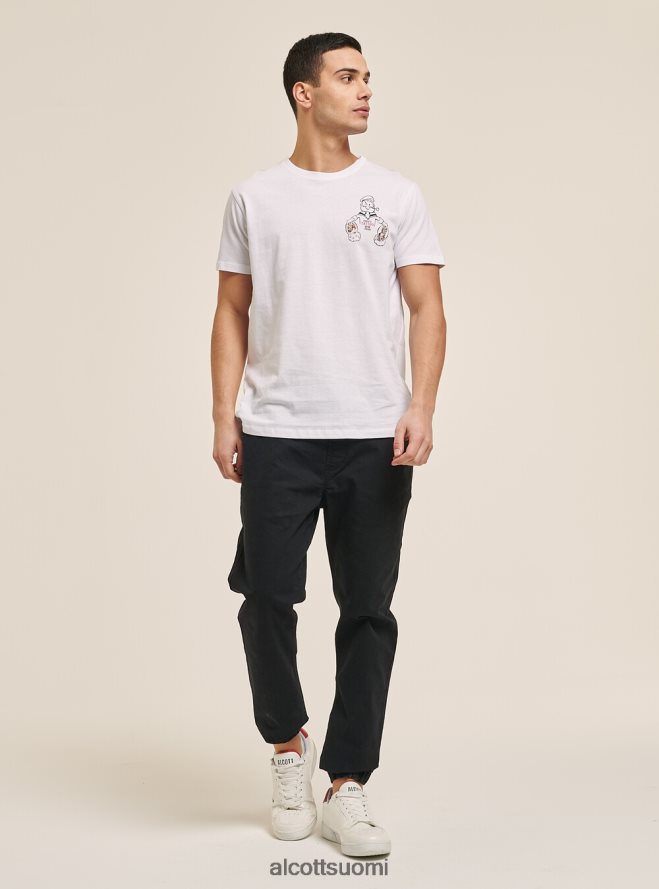 vaatetus fi Alcott miehet t-paita popeye valkoinen HL28P01007
