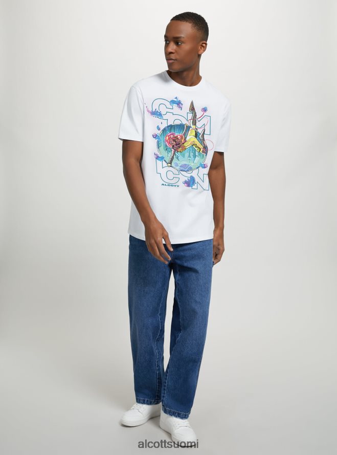 vaatetus fi Alcott miehet virallinen t-paita sa2 hiekkaa medium HL28P0386