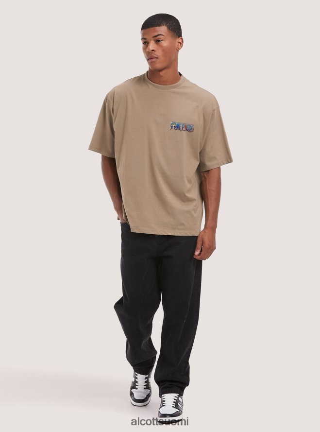 vaatetus fi Alcott miehet yksiosainen t-paita bg3 beige valo HL28P01000