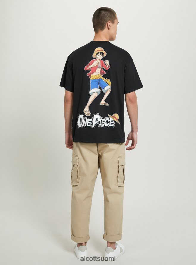 vaatetus fi Alcott miehet yksiosainen t-paita bk1 musta HL28P0640