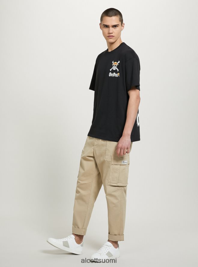 vaatetus fi Alcott miehet yksiosainen t-paita bk1 musta HL28P0640