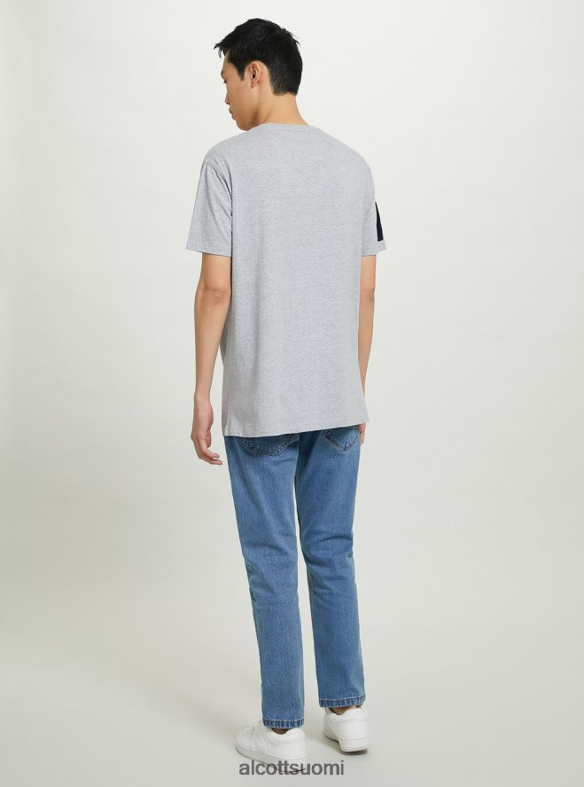 vaatetus fi Alcott miehet ylisuuri puuvillainen t-paita c104 kerma HL28P01185