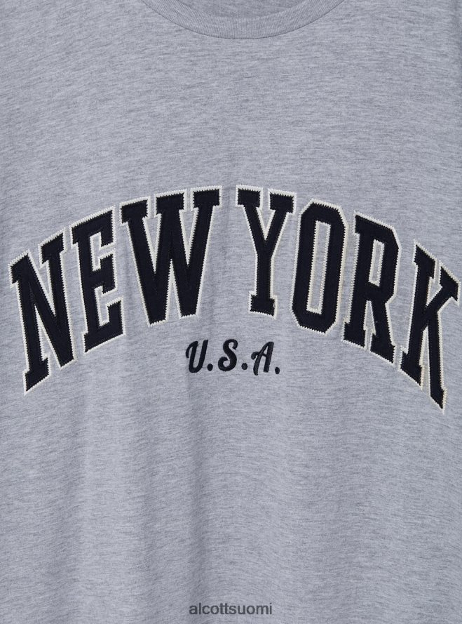 vaatetus fi Alcott miehet ylisuuri puuvillainen t-paita c104 kerma HL28P01185