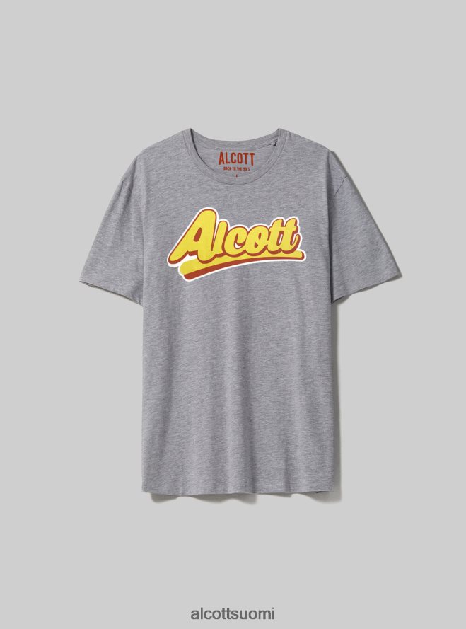 vaatetus fi Alcott miehet ylisuuri puuvillakuvioinen t-paita vaaleanharmaa melansi HL28P0994