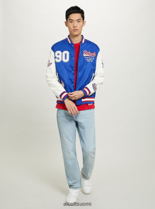 vaatetus fi Alcott miehet Yliopiston bomber-takki, jossa on paikka ry1 royale tumma HL28P0863