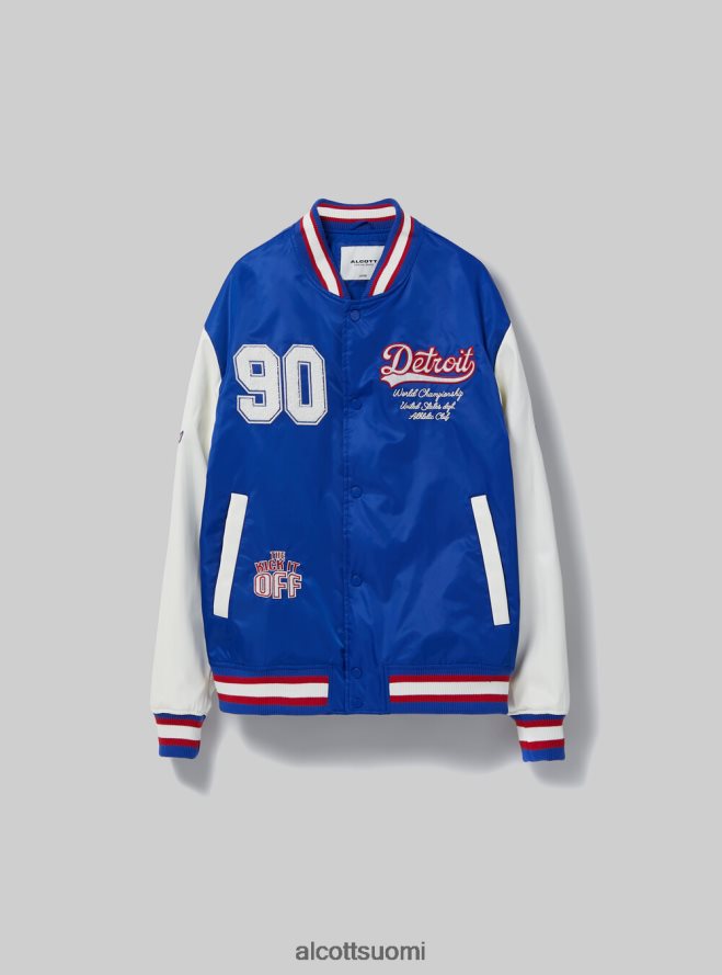 vaatetus fi Alcott miehet Yliopiston bomber-takki, jossa on paikka ry1 royale tumma HL28P0863