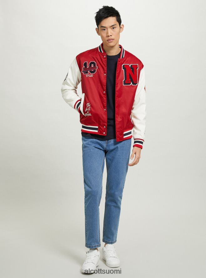 vaatetus fi Alcott miehet Yliopiston bomber-takki, jossa on paikka ry1 royale tumma HL28P0864