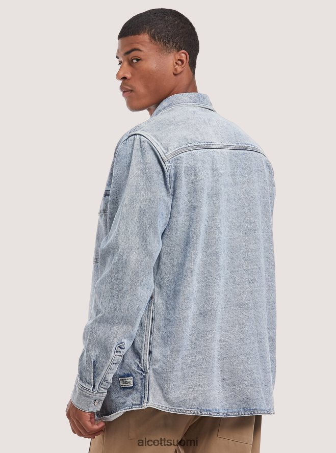 vaatetus fi Alcott miehet denim paita takki d006 taivaansininen HL28P01043