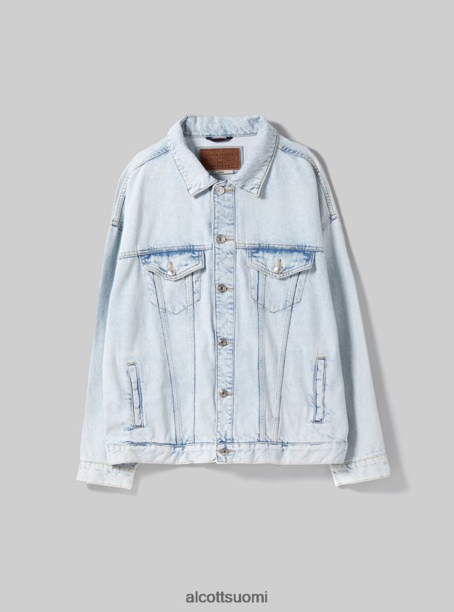 vaatetus fi Alcott miehet giubbotto denim oversize d001 syvän sininen HL28P0650