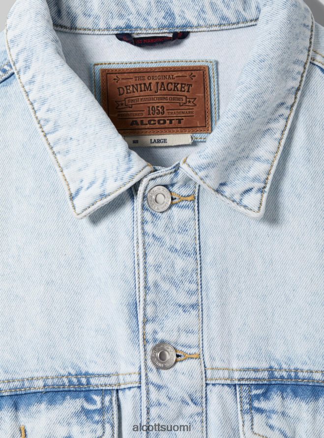 vaatetus fi Alcott miehet giubbotto denim oversize d001 syvän sininen HL28P0650