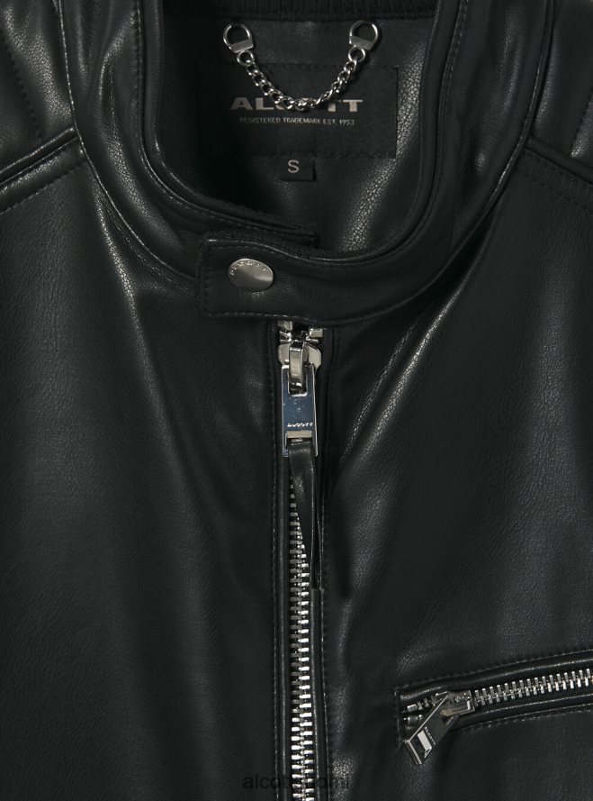 vaatetus fi Alcott miehet nahkainen biker-takki bk1 musta HL28P0753