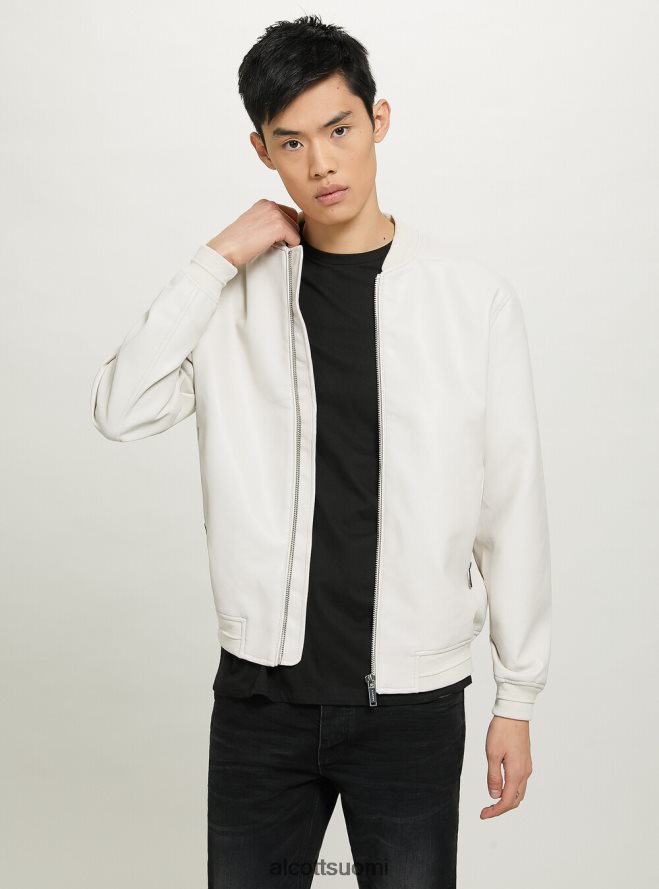 vaatetus fi Alcott miehet nahkainen bomber-takki bk1 musta HL28P0918