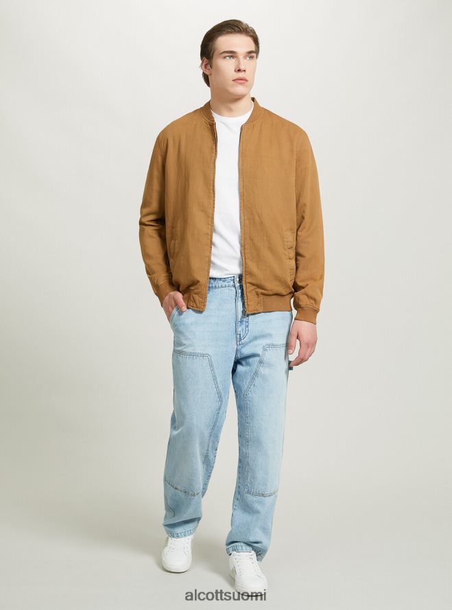 vaatetus fi Alcott miehet pellava bomber-takki sininen HL28P0741