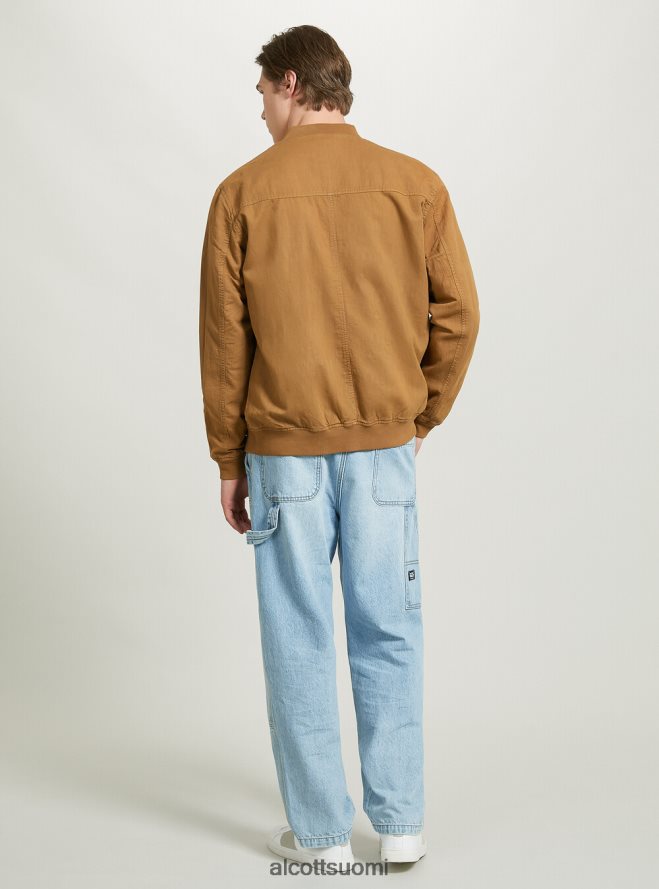 vaatetus fi Alcott miehet pellava bomber-takki sininen HL28P0741