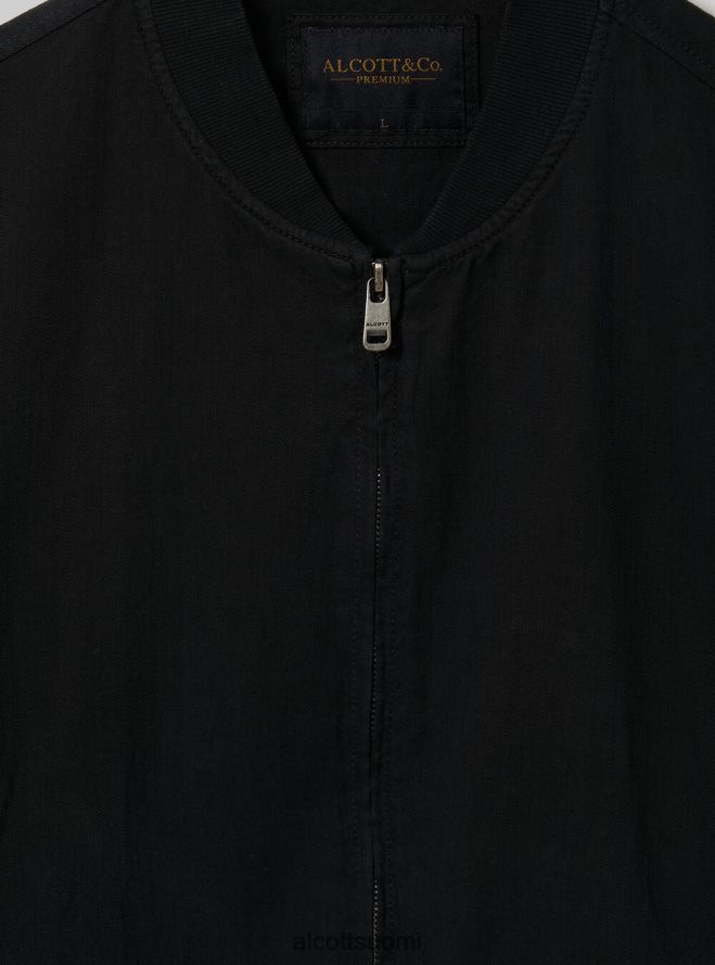 vaatetus fi Alcott miehet pellava bomber-takki sininen HL28P0982