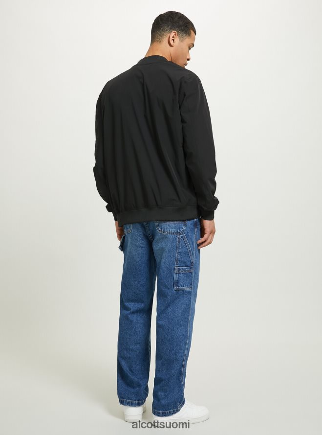 vaatetus fi Alcott miehet takki uurretuilla yksityiskohdilla musta HL28P0915