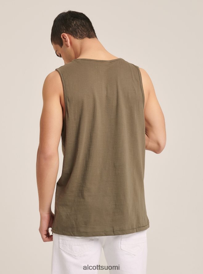 vaatetus fi Alcott miehet t-paita, jossa lyhyet hihat ja printti valkoinen HL28P01063