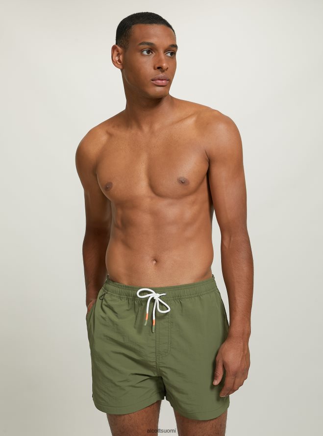 vaatetus fi Alcott miehet uimapuku brodeerauksella ja takataskulla fgn3 fluo vaaleanvihreä HL28P01052